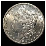 1887-S MORGAN DOLLAR XF/AU