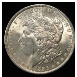 1890 MORGAN DOLLAR AU/BU