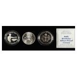 (3) 92.5% STERLING FOREIGN COINS