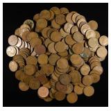 (200) 1925 'S' MINT WHEAT CENT