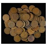 (65) INDIAN CENTS FROM THE 80'S, 90'S, 00'S