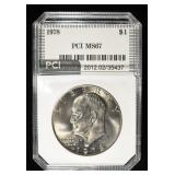 1978 EISENHOWER DOLLAR PCI SUPERB GEM BU