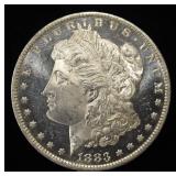 1883-O MORGAN DOLLAR CH/GEM BU DMPL