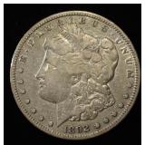1892-CC MORGAN DOLLAR VF