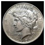1927-D PEACE DOLLAR AU