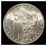 1881-S MORGAN DOLLAR BU