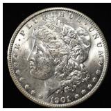1901-O MORGAN DOLLAR AU/BU