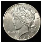 1935 PEACE DOLLAR AU