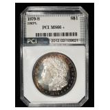 1879-S MORGAN DOLLAR PCI SUPERB GEM BU DMPL