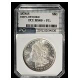 1878-S MORGAN DOLLAR PCI SUPERB GEM BU PL