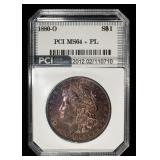 1880-O MORGAN DOLLAR PCI CH/GEM BU PL