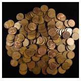 (200) 'S' MINT WHEAT CENTS