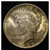 1922-D PEACE DOLLAR CH/GEM BU