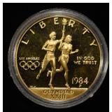1984-P $10 OLYMPIAD XXIII GOLD