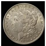 1880-O MORGAN DOLLAR AU