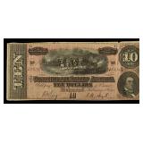 $10 CONFEDERATE STATES OF AMERICA