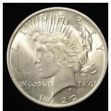 1922 PEACE DOLLAR CH BU
