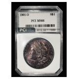 1901-O MORGAN DOLLAR PCI SUPERB GEM BU