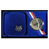 1986 $1 COMMEM 90% SILVER PR STATUE OF LIBERTY