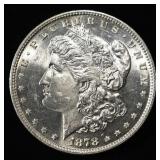1878 7/8TF MORGAN DOLLAR CH BU