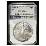 1994 AMERICAN SILVER EAGLE PCI PERFECT GEM BU