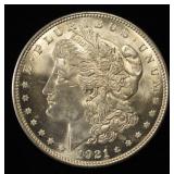 1921 MORGAN DOLLAR GEM BU