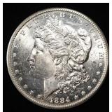 1884-S MORGAN DOLLAR BU