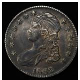 1832 CAPPED BUST HALF DOLLAR CH ORIG AU