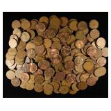 (200) 'S' MINT WHEAT CENTS