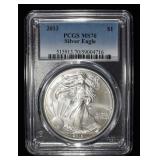 2013 AMERICAN SILVER EAGLE PCGS MS70