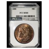 1896 MORGAN DOLLAR PCI SUPERB GEM BU