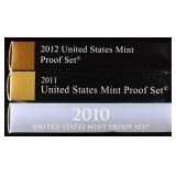 2010-2012 US PROOF SETS