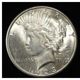 1923-S PEACE DOLLAR CH BU