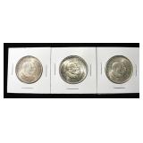 (3) 1952 WASH/CARVER COMMEM HALVES GEM BU