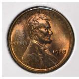 1928 WHEAT CENT GEM BU