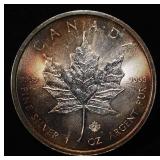 1 OZ .999 SILVER ROUND CANADIAN MAPLE LEAF
