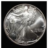1990 AMERICAN SILVER EAGLE
