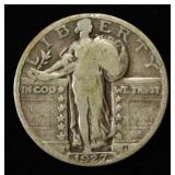 1927-S STANDING LIBERTY QUARTER FINE