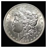 1898-S MORGAN DOLLAR AU/BU