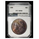 1898 MORGAN DOLLAR PCI GEM BU