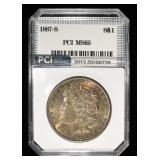 1887-S MORGAN DOLLAR PCI GEM BU