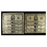 (9) $5 SILVER CERTIFICATE NOTE