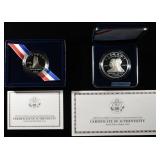 2003 FIRST FLIGHT  SILVER $1 & CLAD 50C  PR COMM