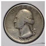 1932-D WASHINGTON QUARTER FINE
