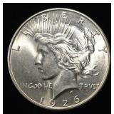 1926-D PEACE DOLLAR CH BU