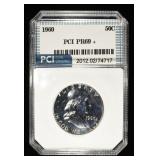 1960 FRANKLIN HALF PCI SUPERB GEM+ PROOF