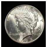 1928-S PEACE DOLLAR CH BU