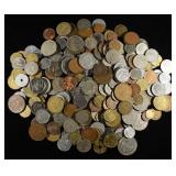 5 LBS MIXED FOREIGN COINS