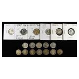 (7) BARBER, (5) ROOSEVELT & (6) MERCURY DIMES