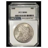 1889 MORGAN DOLLAR PCI GEM BU